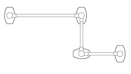 Poteau pour barre de guidage